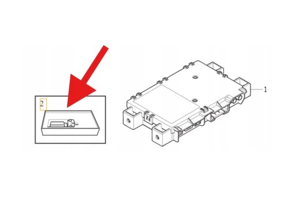 BATTERY MODULE DRIVER VCM VOLVO S90 S60 V90 V60 XC90 XC60 OE 32319770 Part manufacturer Volvo OE