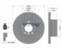 TEXTAR BRAKE DISC BMW P 3 4 11 PERFORATED Number of discs 1