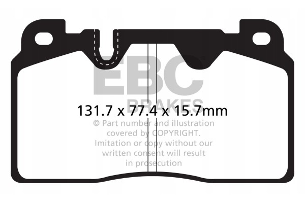 Klocki hamulcowe YELLOWSTUFF EBC Brakes Audi A6 A7 Q5 Quattro Avant Porsche Producent czesci EBC