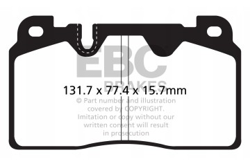 Klocki hamulcowe YELLOWSTUFF EBC Brakes Audi A6 A7 Q5 Quattro Avant Porsche Producent czesci EBC