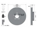 Brake disc TEXTAR 92253725 Number of discs offered 1