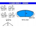 BRAKE PADS FRONT 13 0460 5689 2 ATE JEEP Packaging status original