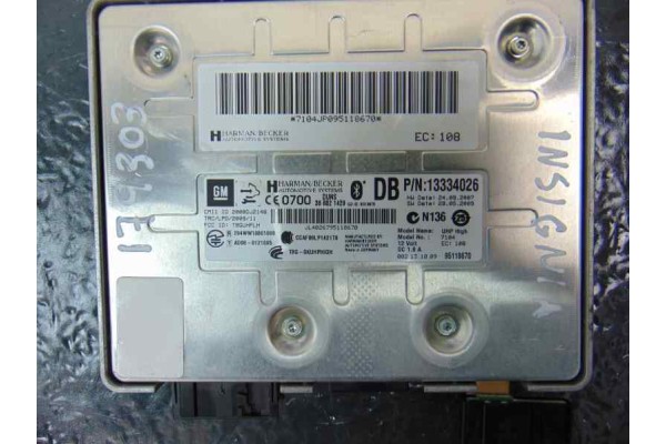13334026 MODULO ELECTRONICO OPEL INSIGNIA SPORTS TOURER Sport 2009 13334026 179303 OPEL - 2