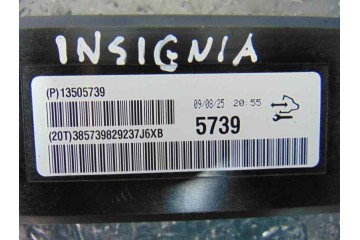 13505739 CAJA RELES / FUSIBLES OPEL INSIGNIA SPORTS TOURER Sport 2009 13505739 179315 OPEL - 2