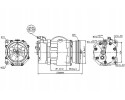 Compresor de aire acondicionado Nissens 89040