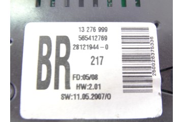 13276999 PANTALLA MULTIFUNCION OPEL ASTRA H TWIN TOP Cosmo 2008 13276999 210973 OPEL - 1