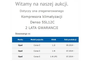 Air conditioning compressor Opel Corsa E 24M GW Part manufacturer Opel OE