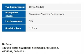 Air conditioning compressor Opel Corsa E 24M GW Quality of parts according to GVO Q original with factory logo OEM OES