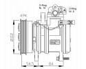 Air conditioning compressor NRF 32439 Quality of parts according to GVO Q original with factory logo OEM OES