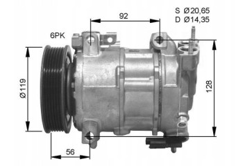 NRF 32593 air conditioning compressor Car type cargo vans passenger cars