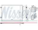 CONDENSER AIR CONDITIONING COOLER 941066 NISSENS Quality of parts according to GVO Q original with factory logo OEM OES