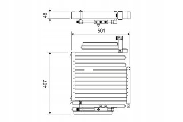 Condenser air conditioning VALEO 814288 Part manufacturer Valeo