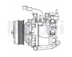 Compresor de aire acondicionado DELPHI CS20503