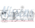 COMPRESSOR AIR CONDITIONING COMPRESSOR 89070 NISSENS Quality of parts according to GVO Q original with factory logo OEM OES