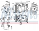 RENAULT AIR CONDITIONING COMPRESSOR Part manufacturer Nissens