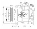AIR CONDITIONING COMPRESSOR AUDI A4 00 04 A6 00 05 NRF