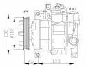 AIR CONDITIONING COMPRESSOR AUDI A4 00 04 A6 00 05 NRF Part manufacturer NRF
