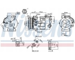 Nissens 890210 Compressor air conditioning