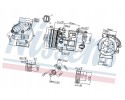 Nissens 890210 Compressor air conditioning Part manufacturer Nissens