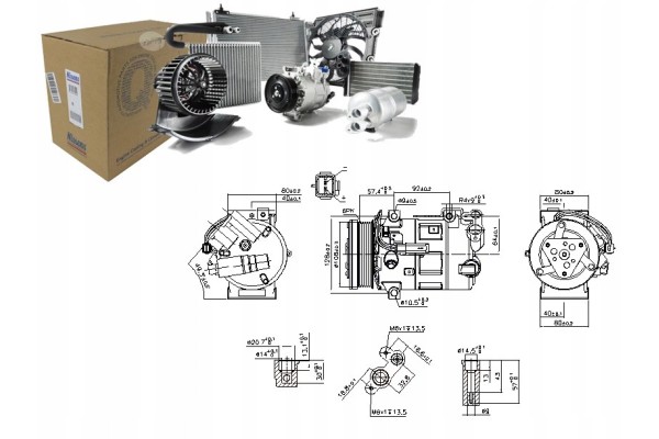 Nissens 890210 Compressor air conditioning EAN GTIN 5707286403550