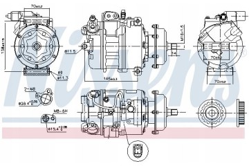COMPRESSOR CLIMATE VW TRANSPORTER T5 03 09 2 5 TDi EAN GTIN 5707286463592