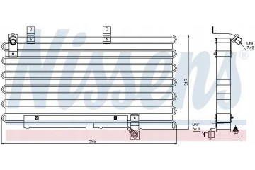 CONDENSER AIR CONDITIONING COOLER 94000 NISSENS Car type passenger cars