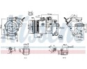 COMPRESSOR AIR CONDITIONING COMPRESSOR 890772 NISSENS Packaging status original