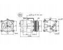 CITROEN C5 AND XANTIA PEUGEOT AIR CONDITIONING COMPRESSOR
