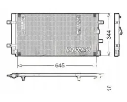 Condensador de aire acondicionado Denso DCN32060