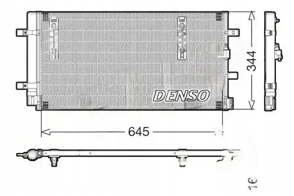 CONDENSER AIR CONDITIONING COOLER DCN32060 DENSO