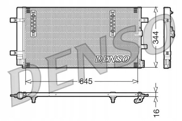 CONDENSER AIR CONDITIONING COOLER DCN32060 DENSO Packaging status original