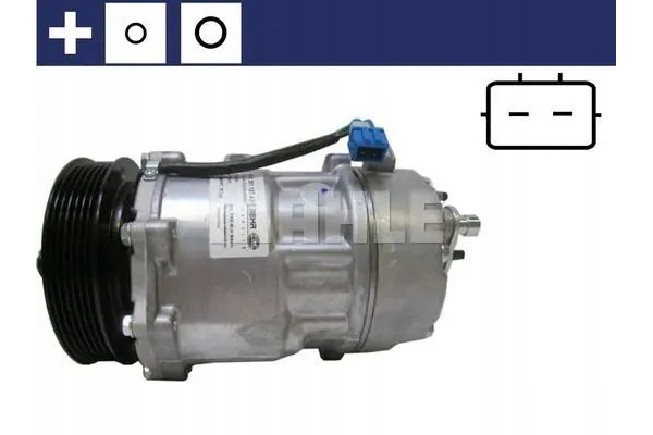 COMPRESSOR AIR CONDITIONING COMPRESSOR ACP 79 000S MAHLE Quality of parts according to GVO Q original with factory logo OEM OES