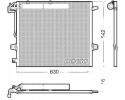 CONDENSER AIR CONDITIONING COOLER DCN17057 DENSO