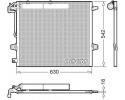 CONDENSER AIR CONDITIONING COOLER DCN17057 DENSO Packaging status original