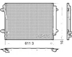 Denso DCN32012 Condensador de Aire Acondicionado