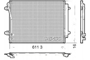 CONDENSER AIR CONDITIONING COOLER DCN32012 DENSO