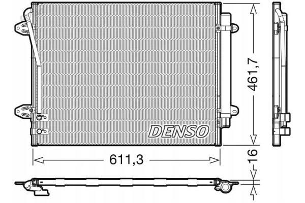 CONDENSER AIR CONDITIONING COOLER DCN32012 DENSO Packaging status original