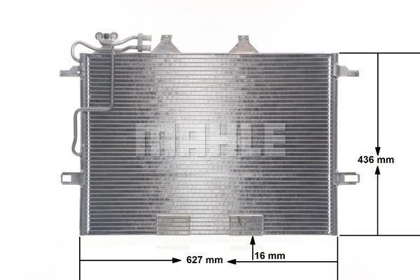 Mahle AC 318 000S Condenser air conditioning Catalog number of the part AC 318 000S