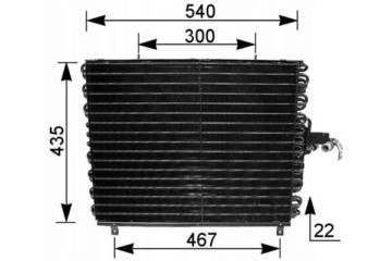 Condenser air conditioning MAHLE AC 166 000S Part manufacturer Mahle