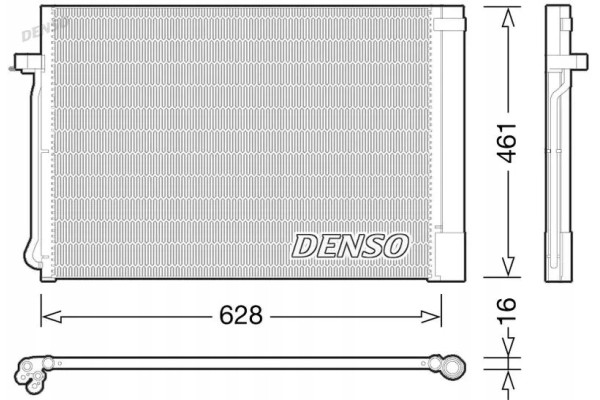 CONDENSER AIR CONDITIONING COOLER DCN05013 DENSO Packaging status original