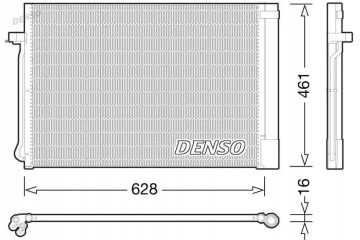 CONDENSER AIR CONDITIONING COOLER DCN05013 DENSO Packaging status original