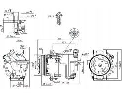 AIR CONDITIONING COMPRESSOR OPEL ASTRA G ASTRA G CLASSI