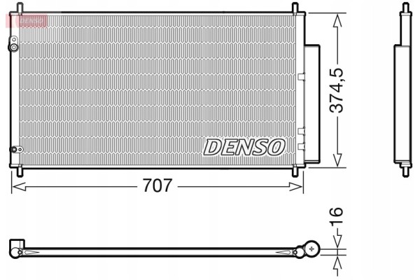 condenser HONDA OE CIVIC IX 13 Catalog number of the part DCN40025