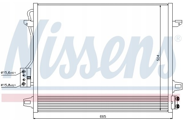Condenser air conditioning NISSENS 940098 Part manufacturer Nissens
