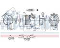 COMPRESSOR AIR CONDITIONING COMPRESSOR 890006 NISSENS Quality of parts according to GVO Q original with factory logo OEM OES