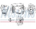 COMPRESSOR AIR CONDITIONING COMPRESSOR 89425 NISSENS Catalog number of substitutes ACAUTO AC 01DL088 ACAUTO AC 02SD15 ACAUTO AC 