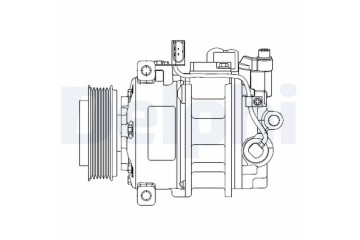 Compressor air conditioning DELPHI CS20522 Product weight with unit packaging 11 kg