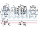 Compressor air conditioning NISSENS 89384 Part manufacturer Nissens