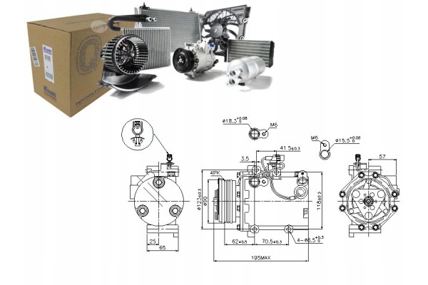 NISSENS 89349 Compressor air conditioning Part manufacturer Nissens