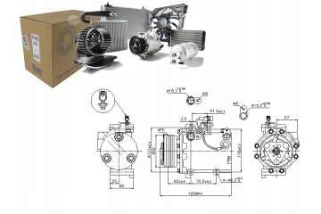 NISSENS 89349 Compressor air conditioning Part manufacturer Nissens